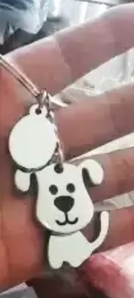 Wiggle-Waggle Doggy Keychain FREE bonus custome 5 star review A doggylittle