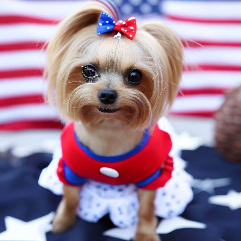 Patriotic Pups 4th of July Dogs in Costume Image Download